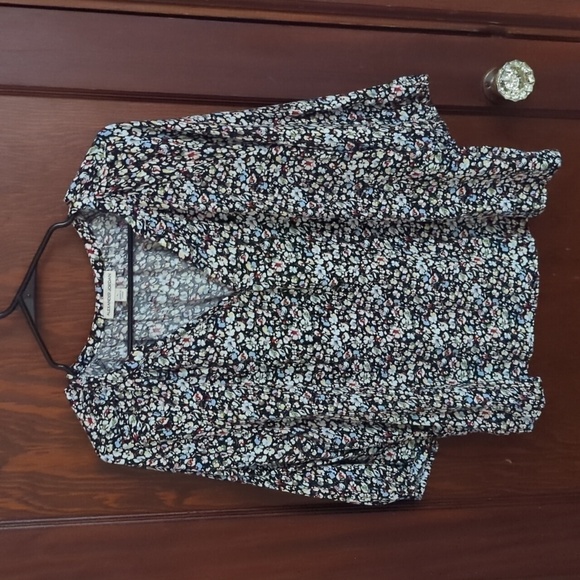 Alexander Jordan Floral Cottagecore Blouse Size Large - Picture 1 of 5